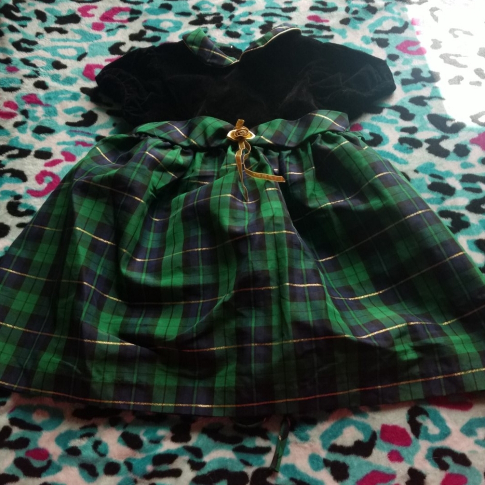 Girls' Plaid Marmellata Dress